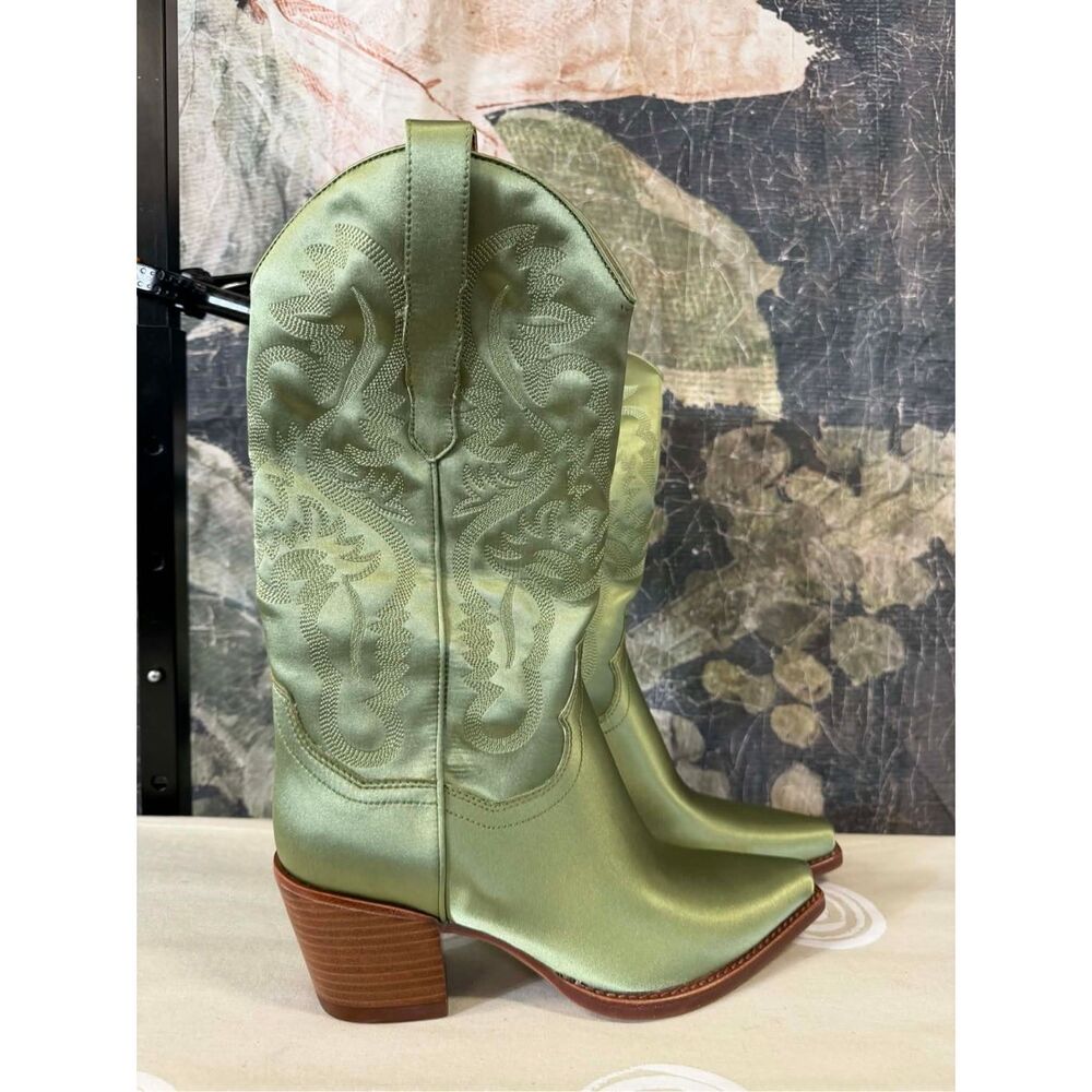 Free People x Jeffrey Campbell Dagget Western Boots Size 8 - Picture 5 of 6